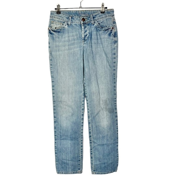 Boden Light Wash Mid Rise Straight Leg Jeans 6 - Picture 1 of 4